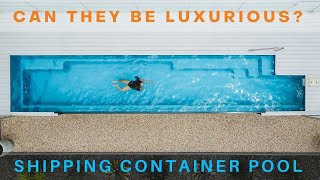 Shipping Container Pool with 8m Window [upl. by Aigneis]