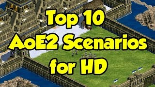 Top 10 AoE2 Custom Scenarios [upl. by Kerat]