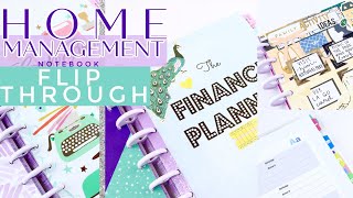 Home Management Planner Flip Through  Happy Planner  Home Binder [upl. by Anil674]