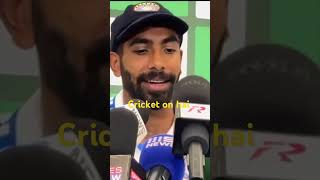 Jasprit Bumrah tells on Rohit Sharma Absence in 1st Test Match of BGT shorts jaspritbumrah bgt [upl. by Rashidi]