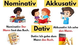 Master German Cases Nominativ Akkusativ amp Dativ  A1A2 German Grammar [upl. by Llien384]