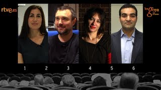 Entrevista interactiva a los nominados a mejor cortometraje de ficción Goya 2013 Pregunta 5 [upl. by Auqinahc568]