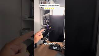 Huanuo makes the best monitor arms The Huanuo Single Monitor Arm is super simple to install and [upl. by Anayia]