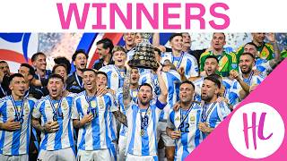 ARGENTINA WINS COPA AMERICA [upl. by Hesther151]