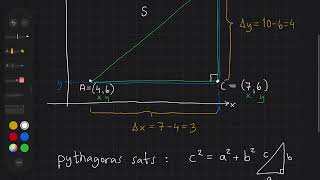 Analytisk geometri och punktavstånd algebraisk metod [upl. by Toms]