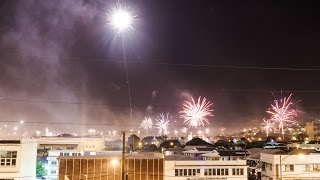 Fireworks over Oahu well mostly Kalihi Valley thru Salt lake [upl. by Stefan119]