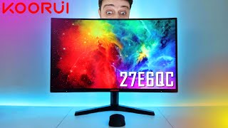 Koorui 27E6QC  A Budget 1440p 144Hz Monitor you Should Consider [upl. by Mayer]