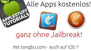 Alle Apps kostenlos Ohne Jailbreak auch iOS 7  tongbucom DeutschHD [upl. by Idram]