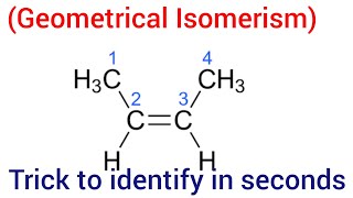 Which molecule will show geometricalcis trans isomershow to identify cis trans isomerstrick to [upl. by Micah]