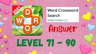 Word Crossword Search  Level 7190  TUTORIAL  ANSWER wordcrosswordsearch tutorial answer [upl. by Ellehcit]