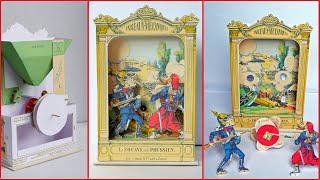 Paper automation antique quotLe Zouave et le Prussienquot [upl. by Brandi342]