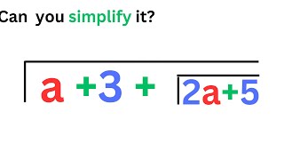 Radical maths mathematics algebra mathstricksmathirrationalnumbersradicals [upl. by Anaderol]