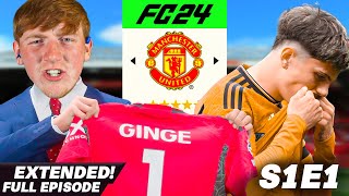 AngryGinge REBUILDS Man Utd  FULL CUT EA FC 24 Career Mode Ep 1 [upl. by Nehtanhoj828]