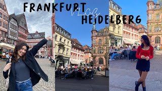 Sokakta Kalıyorduk  Frankfurt ve Heidelberg Vlog  Erasmus Anıları erasmus [upl. by Cayser]