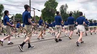 Owosso Marching Band  Curwood Parade 2024 [upl. by Vigen]