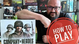 Company of Heroes board game how to play advanced rules [upl. by Lleneg]