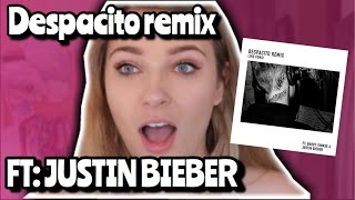 JUSTIN BIEBER DESPACITO REMIX REACTION [upl. by Ahcsat]