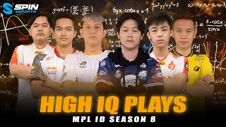 HIGH IQ PLAYS MPL ID SEASON 8  ALASAN KENAPA MEREKA PRO PLAYER MPL EVOS REKT  LJ RRQ XINN  VYN [upl. by Emarej]