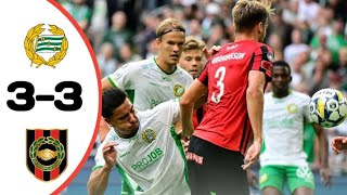 Hammarby Vs IF Brommapojkarna 33 All Goals Results Extended Highlights amp Analysis [upl. by Aisatna]