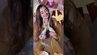 Birthday Gifts For Me🎁🥹✨ shorts trendingshorts celebration minivlog viral meghachaube [upl. by Hertberg]