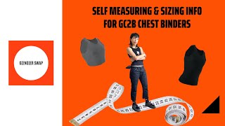 Measuring Yourself  Sizing Guide for GC2B Chest Binders Gender Swap Trans amp Non Binary Support [upl. by Winchester575]