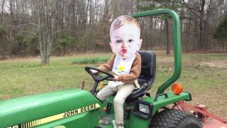 Hillbilly Baby and His Tractor [upl. by Aysa]