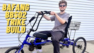 Super Easy Bafang BBS02 Full Trike Build [upl. by Tiloine]