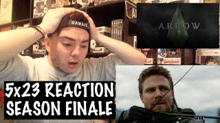 ARROW  5x23 LIAN YU REACTION [upl. by Iclehc11]