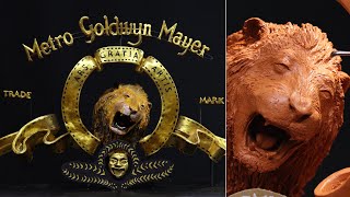 Metro Goldwyn Mayer Pictures Logo Diorama  Timelapse [upl. by Nocam92]