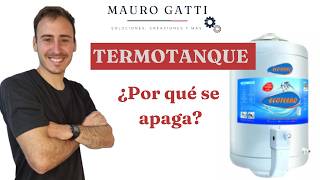 TERMOTANQUE A GAS ¿Por que se apaga Te explico como limpiar el pico y solucionar el problema [upl. by Goddord]