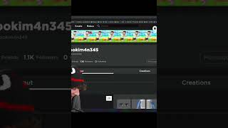 KreekCraft Exposes Steak Live roblox robloxshorts kreekcraft kreeklive kreek kreeky [upl. by Fan]