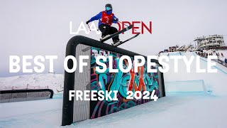 LAAX OPEN 2024  BEST OF FREESKI SLOPESTYLE [upl. by Linea]