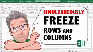 How to Simultaneously Freeze Rows and Columns in Excel [upl. by Iy]