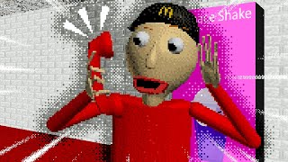 BALDI WORKS AT MCDONALDS  Baldi’s Basics MOD [upl. by Ygiaf]