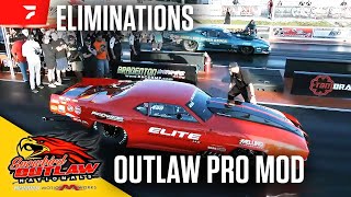 Pro Mod Eliminations  Snowbird Outlaw Nationals Highlights 12824 [upl. by Enillebyam336]