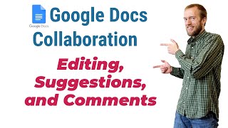 Google Docs collaboration Editing Suggestions and Comments  How to add a comment in Google Docs [upl. by Kelsi]