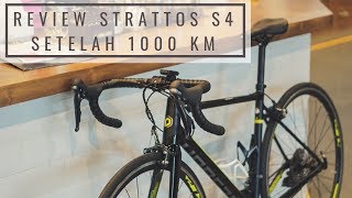 Review Sepeda Road Bike Polygon Strattos S4 2019 Setelah Pemakaian 1000 km [upl. by Amsirahc502]