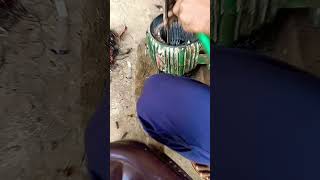 3 hp bajaj model moter cutting 🥰 public reels machine fan followers liked viralshorts short [upl. by Lorenza]