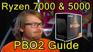 Ryzen 7000 amp 5000 Precision Boost Overdrive 2 Guide [upl. by Alyosha833]