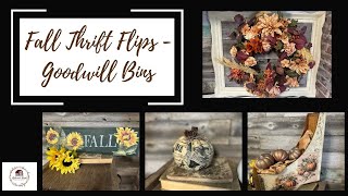 Fall Thrift Flips  Goodwill Bins [upl. by Portia]