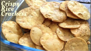 Crispy rice crackers in English  Thattai recipe in english  Snack recipe  How to make Thattai [upl. by Kcinemod]