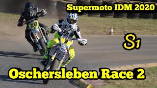 SUPERMOTO IDM 2020 Oschersleben S1 RACE 2 [upl. by Atnoek26]