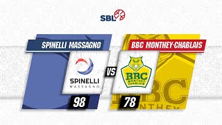 Spinelli Massagno vs BBC MontheyChablais  Game Highlights [upl. by Aryn]