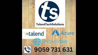 Talend Training  Talend Real Time Projects 30th Batch TalendTechSolutions Talend [upl. by Fevre]