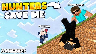 Minecraft Manhunt But Hunters Protect Me [upl. by Shanks977]