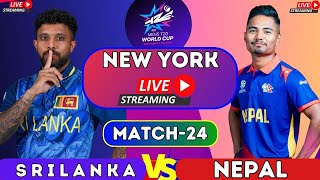 LIVE NEPAL vs SRILANKA T20 WORLDCUP MATCH 2024  LIVE ICC T20 WORLDCUP 2024  live nep vs sl [upl. by Ziagos]