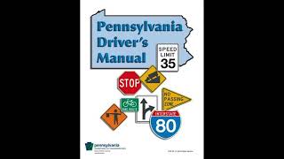 Pennsylvania DOT Driver’s Handbook AUDIO 2023 [upl. by Yanrahs]