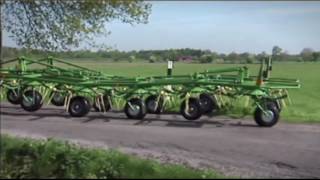 KRONE KW T Trailed Rotary Tedders [upl. by Luoar]