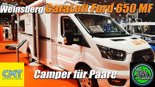 Weinsberg CaraLoft Ford 650 MF  CMT 23  Camper für Paare  französisches Bett  tolles Raumgefühl [upl. by Hoehne]