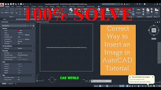 how insert image in AutoCAD file [upl. by Nea]